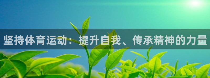 谈球吧：坚持体育运动：提升自我、传承精神的力量